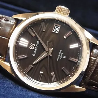 Grand Seiko Heritage SLGA008 40mm Rose gold Brown