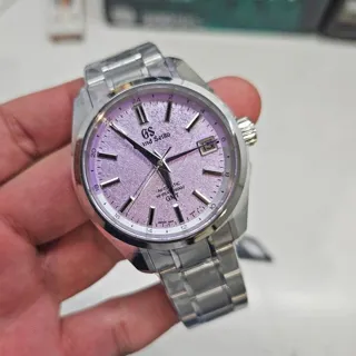 Grand Seiko SBGJ285 40mm Steel Purple