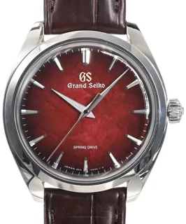 Grand Seiko SBGY035 38.5mm Steel Red