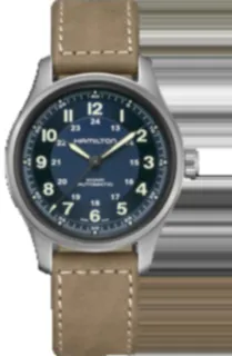 Hamilton Khaki Field H70545540 Titanium Blue