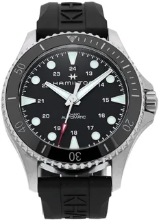 Hamilton Khaki Navy H82515330 Stainless steel Black