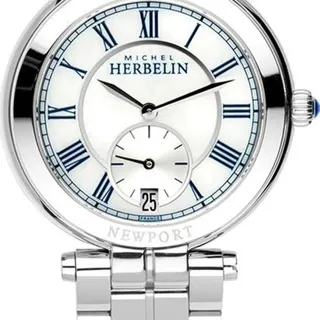 Herbelin Newport 18384/B29 34mm Steel White