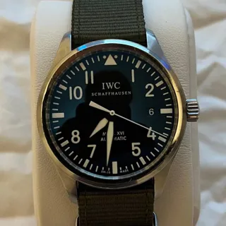 IWC Pilot IW325501 39mm Stainless steel Black