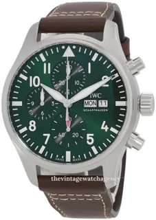 IWC Pilot IW3780-05 43mm Stainless steel Green