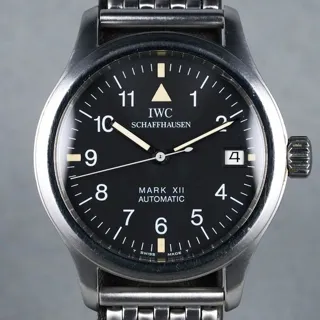 IWC Pilot Mark IW3241 36mm Steel Black