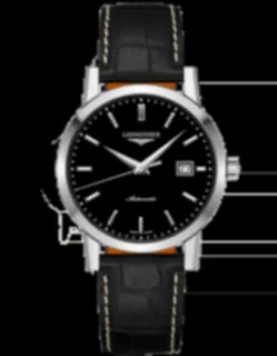 Longines 1832 L4.825.4.52.0 Stainless steel Black