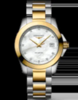 Longines Conquest L33773877 Stainless steel White