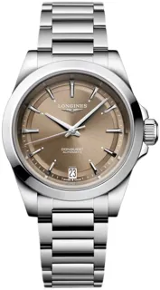 Longines Conquest L34304626 Stainless steel Brown