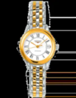 Longines Flagship L4.274.3.21.7 Stainless steel White