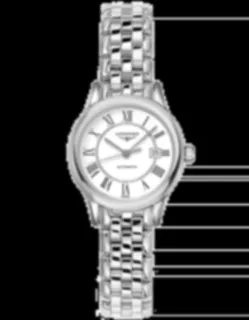 Longines Flagship L4.374.4.21.6 Stainless steel White