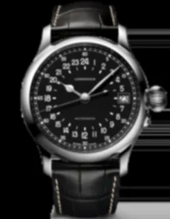 Longines Heritage L2.751.4.53.4 Stainless steel Black