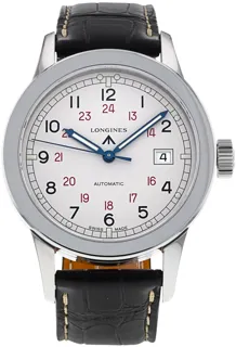 Longines Heritage L2.832.4.73.0 40mm Stainless steel White