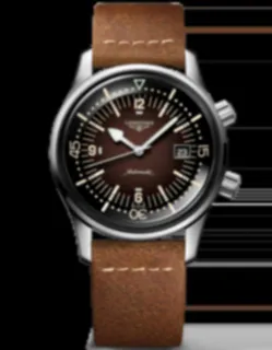 Longines Heritage L37744602 Stainless steel Brown