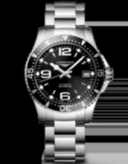 Longines HydroConquest L3.741.4.56.6 Stainless steel Black