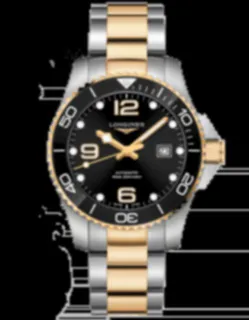 Longines HydroConquest L3.782.3.56.7 Stainless steel Black