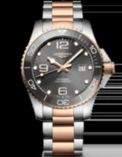 Longines HydroConquest L3.782.3.78.7 Stainless steel Gray