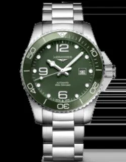 Longines HydroConquest L3.782.4.06.6 Stainless steel Green