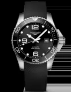 Longines HydroConquest L3.782.4.56.9 Stainless steel Black