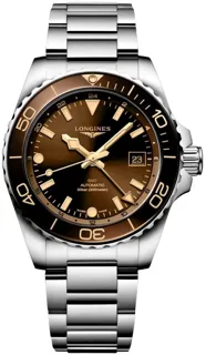 Longines HydroConquest L37904666 Stainless steel Brown