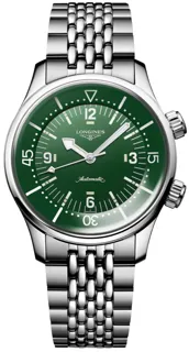 Longines Legend Diver L3.764.4.06.6 Stainless steel Green