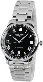 Longines Master Collection L2.628.4.51.6 Stainless steel Black