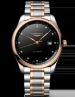 Longines Master Collection L2.893.5.57.7 Rose gold and Stainless steel Black