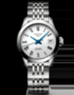 Longines Record L2.320.4.11.6 Stainless steel White