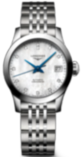 Longines Record L2.320.4.87.6 Stainless steel White