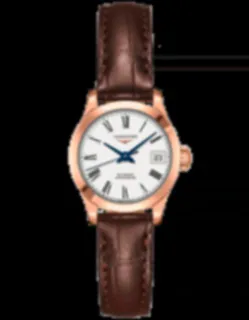 Longines Record L2.320.8.11.2 Rose gold White