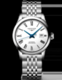 Longines Record L2.321.4.11.6 Stainless steel White