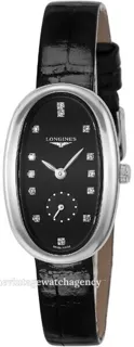 Longines Symphonette L2.306.4.57.0 22mm Stainless steel Black