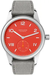 NOMOS Club Campus 716 Stainless steel Red