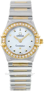 Omega Constellation 1365.71.00 Yellow gold and Stainless steel White Mother of pearl