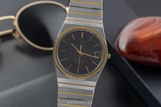 Omega Constellation 198.0129 398.0858 Yellow gold and Stainless steel Black