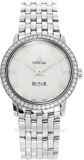 Omega De Ville 413.15.27.60.05.001 Stainless steel White