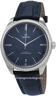 Omega De Ville 435.18.40.21.03.001 Stainless steel Blue