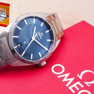 Omega Globemaster 130.30.39.21.03.001 39mm Stainless steel Blue