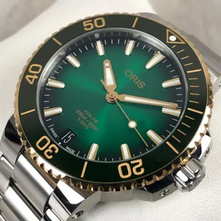 Oris Aquis 01 400 7769 6357-07 8 22 09PEB 41.5mm Stainless steel Green