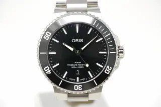 Oris Aquis 01 733 7789 4154-07 8 23 04PEB 44mm Stainless steel Black