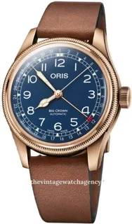 Oris Big Crown 01 754 7741 3165-07 5 20 58BR 40mm Bronze Blue