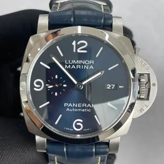 Panerai Luminor 1950 PAM01313 44mm Stainless steel Blue