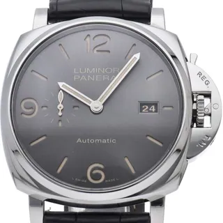 Panerai Luminor Due PAM 00943 42mm Stainless steel Gray