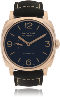 Panerai Radiomir 1940 3 Days PAM 00695 Red gold Blue