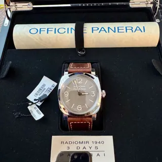 Panerai Radiomir 1940 PAM 00662 47mm Stainless steel Brown