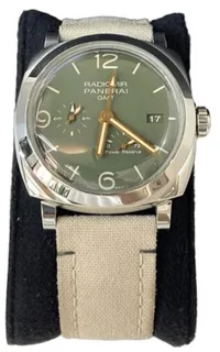 Panerai Radiomir GMT PAM 00999 45mm Stainless steel Green