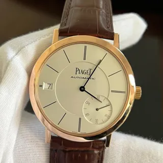 Piaget Altiplano G0A38131 40mm Rose gold Silver