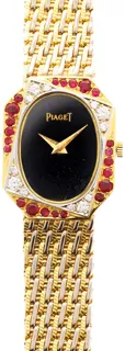 Piaget Vintage 41646 Yellow gold Black