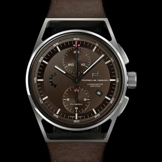 Porsche Design 1919 6023.6.04.004.07.2 42mm Titanium Brown