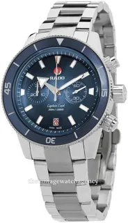 Rado Captain Cook R32145208 43mm Ceramic and Stainless steel Blue