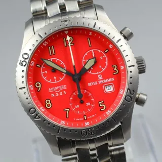 Revue Thommen Airspeed 8516002 38mm Titanium Red